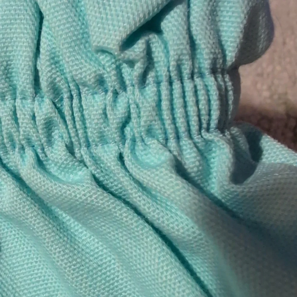 70s Vintage Light Blue High Waisted Elastic Healthtex Girls‎ Shorts Size 4